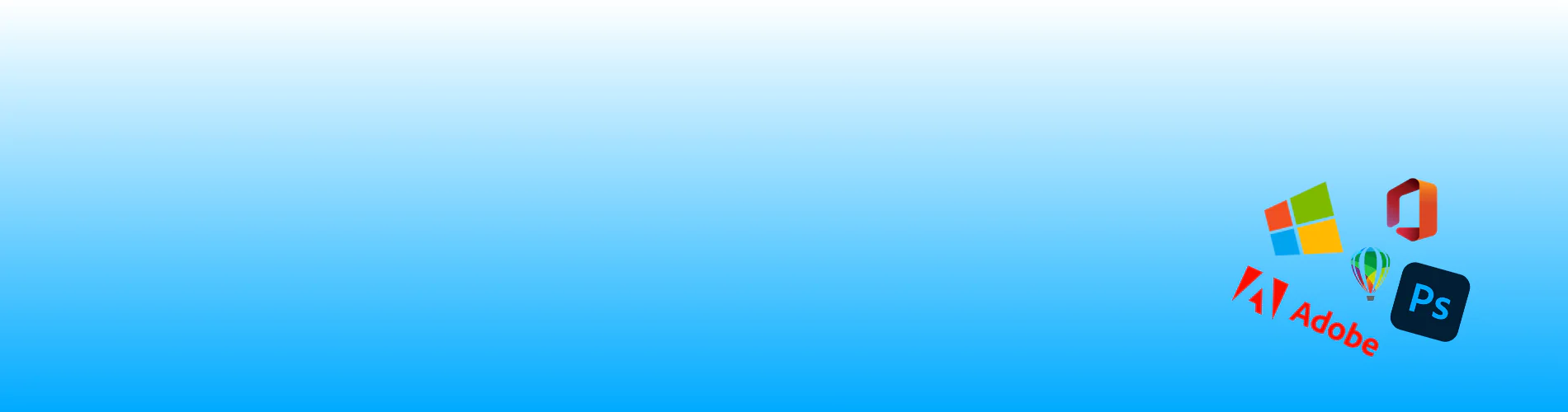blue gradient electronic sales promotion banner 5 x Acrobat 2020 Pro